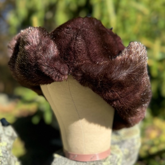 Todd Oldham 90s Faux Fur Hat RARE - Picture 10 of 10